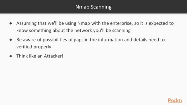 Hands-On Network Scanning - Nmap for Network Security: Basic Usage | packtpub.com смотреть онлайн