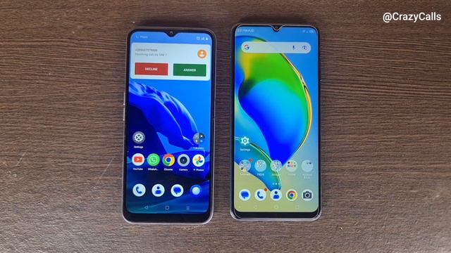 Two google Dialer Android 11 incoming call,Realme C31+ZTE BLADE V40 VITA смотреть онлайн