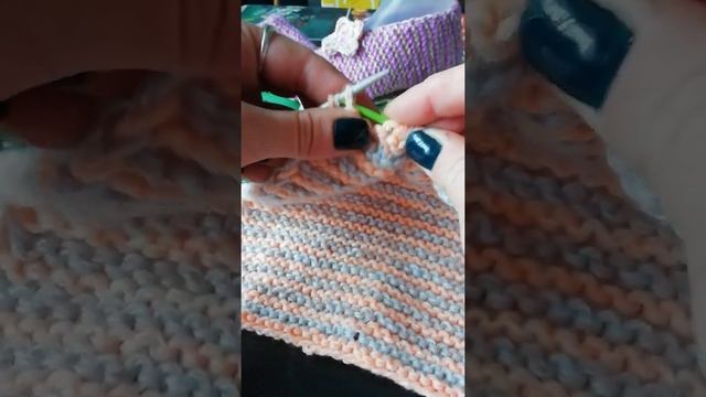 Простые следки из прямоугольника спицами смотреть онлайн