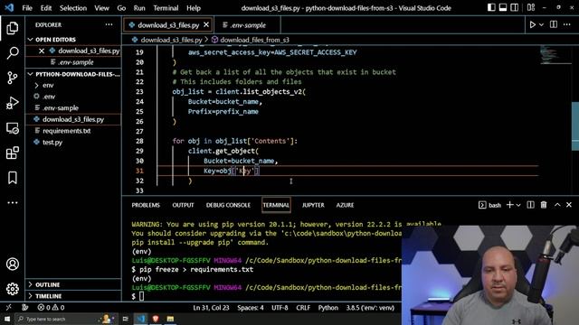 Download Files from AWS S3 using Python смотреть онлайн