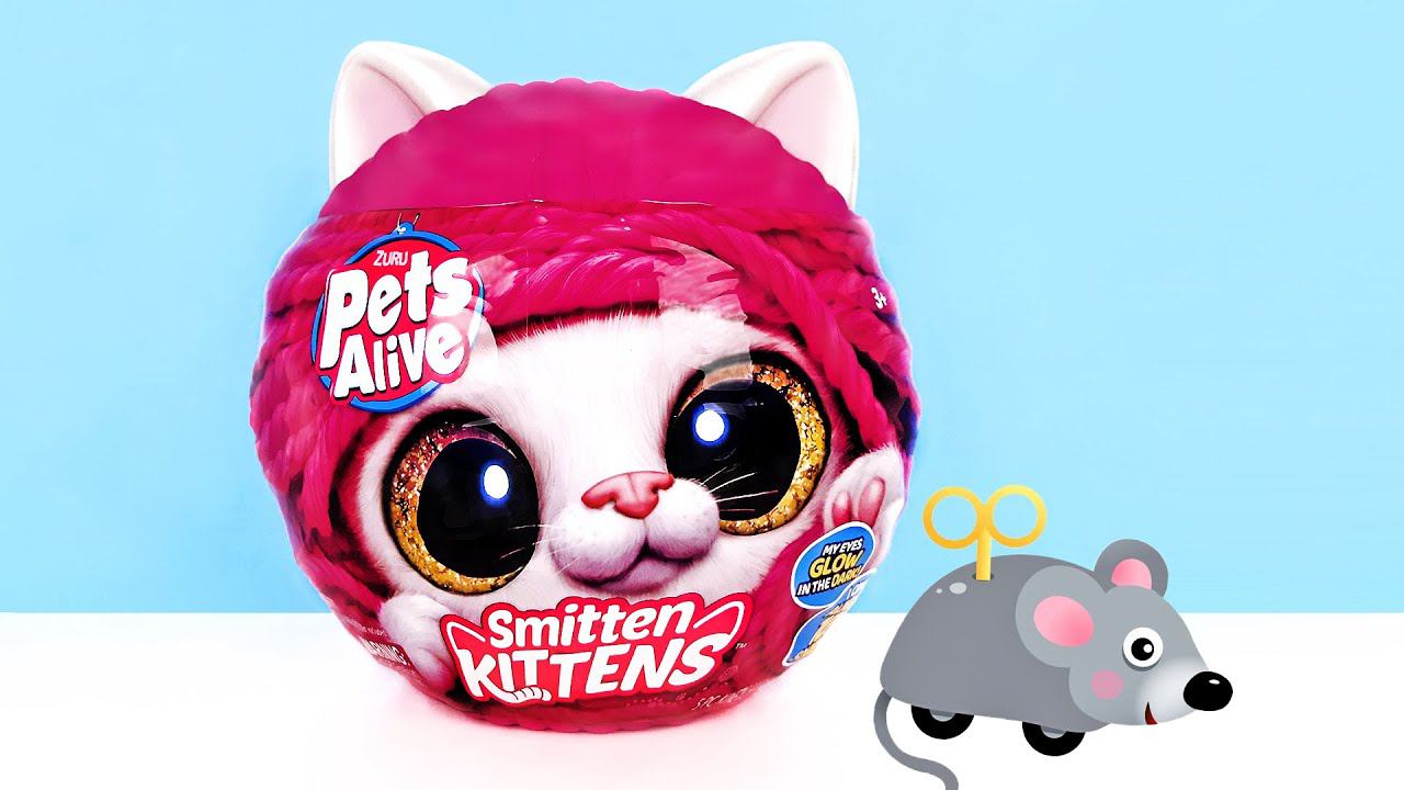 КОТЯТА В КЛУБКЕ PETS ALIVE Smittens Kittens СЮРПРИЗЫ ZURU, игрушки ПУШИСТЫЕ КОТИКИ Surprise unboxing смотреть онлайн