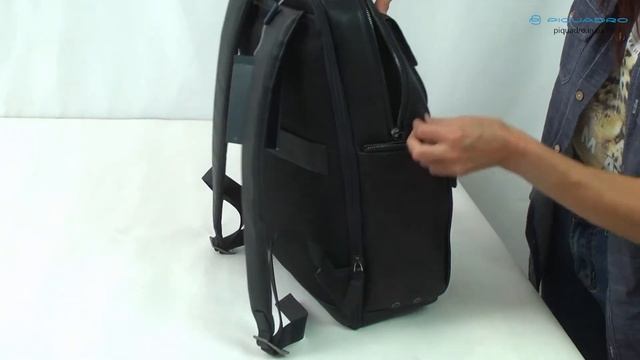 Обзор рюкзака для ноутбука Piquadro KOBE/Blue CA4942S105_BLU смотреть онлайн