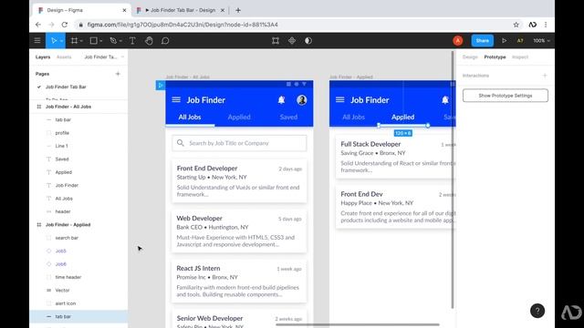 Figma Smart Animate | Animation Tutorial with Tab Bar смотреть онлайн