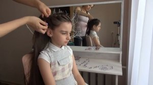 French crown braid/Французская коса по кругу