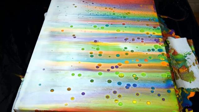 Акриловая заливка с применением WD40. Детальный разбор с применением техники "протяжка" смотреть онлайн