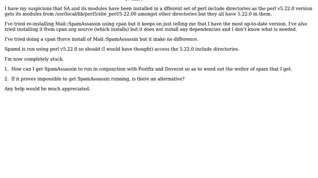 DevOps & SysAdmins: Cannot get Spamassassin to run on Centos 6 смотреть онлайн