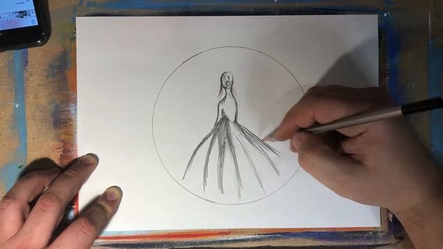 рисунок карандашом балерина | рисунок карандашом за 5 минут | быстрый рисунок | балерина смотреть онлайн