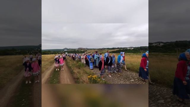 Чтение акафиста-крестный ход на источник Тихвинской иконы Божией Матери 9.07.2020г. смотреть онлайн