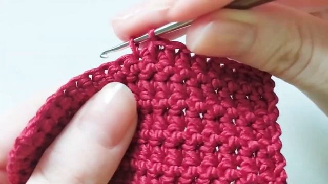 Красивый плотный узор крючком - Easy Crochet Knitting смотреть онлайн