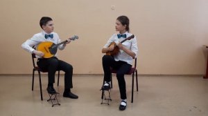 П.Герасимов. «Пьеса-шутка». Исполняет дуэт «Верные друзья «