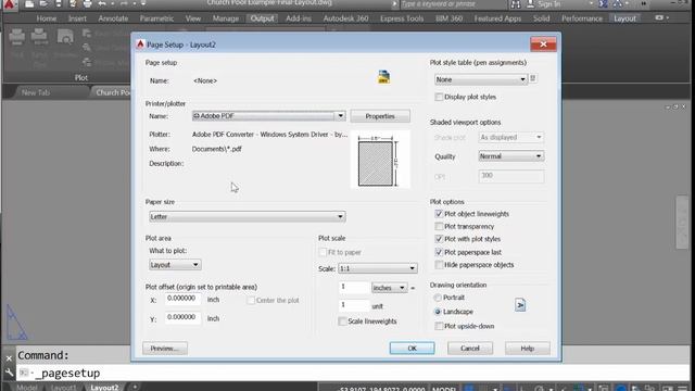 AutoCAD Layout Model & Paper Space смотреть онлайн