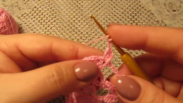 Большой ажурный мотив (15 см) для скатерти смотреть онлайн