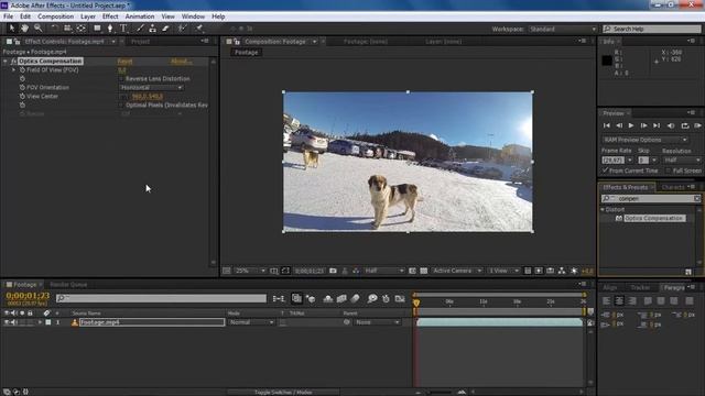 After Effects Tutorial | Remove GoPro Fisheye смотреть онлайн