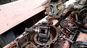 Как сделать реверс и раздатку из муравьёвского редуктора на мини трактор дт-75