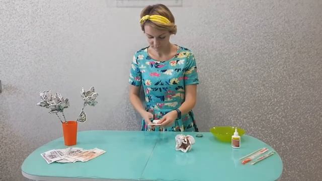 Мастер-класс "Букет из денежных купюр" смотреть онлайн