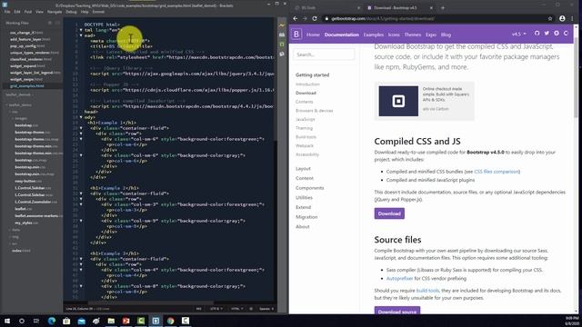 Link Bootstrap to HTML Doc смотреть онлайн