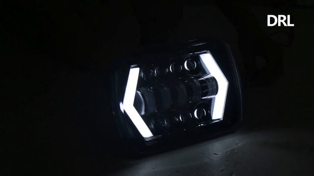 5x7 inch headlight for Jeep,GMC,Chevrolet. смотреть онлайн