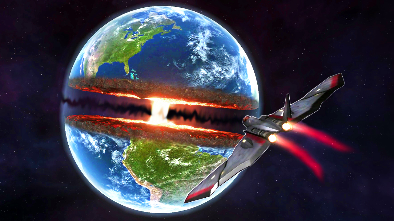 РАЗОРВАЛ ЗЕМЛЮ И ПОЛЕТАЛ ВНУТРИ ► Solar Smash #3