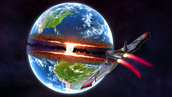 РАЗОРВАЛ ЗЕМЛЮ И ПОЛЕТАЛ ВНУТРИ ► Solar Smash #3