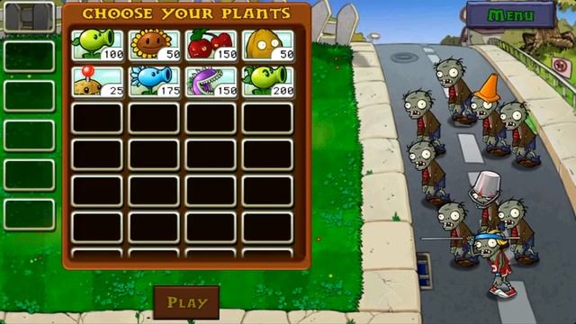 Новая игра на канале Plants vs Zombie!* 3 новых растения* смотреть онлайн