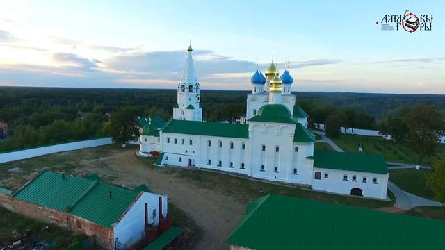 Аэросъемка - Свято-Успенская Флорищева пустынь смотреть онлайн