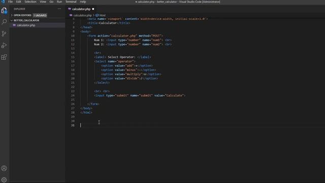 Build Better CALCULATOR in PHP || Can choose OPERATOR смотреть онлайн