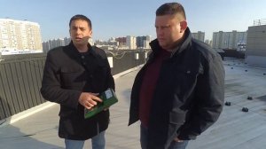 Диагностика кровельного пирога. Проверяем мембранную крышу влагомером.