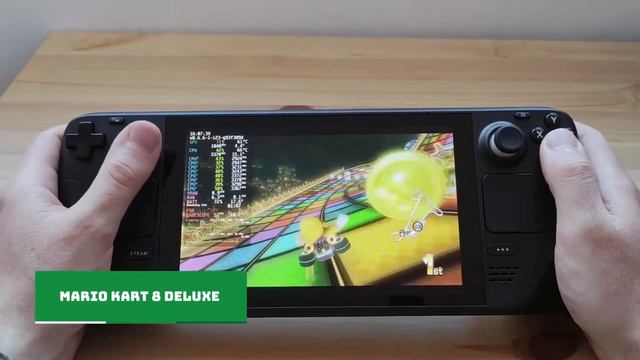 Mario Kart 8 Deluxe Running On Steam Deck 60fps