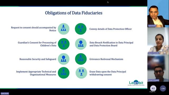Webinar on Digital Personal Data Protection Act, 2023 | Lawrbit Global Compliance Network смотреть онлайн
