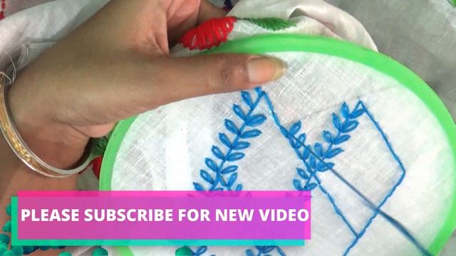 Hand Embroidery How to Stitch a Lazy Daisy Design смотреть онлайн