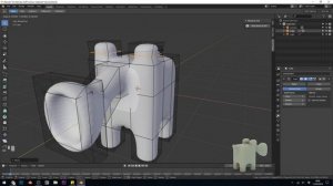 Делаем милого 3D слонёнка в BLENDER 2.8 | Для новичков