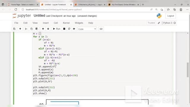 Introduction to Python for Mechanical Engineers | Shear Force and bending moment diagram PART 02 смотреть онлайн