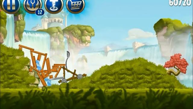 Angry Birds Star Wars 2 Level B1-10 Naboo Invasion 3 Stars walkthrough смотреть онлайн