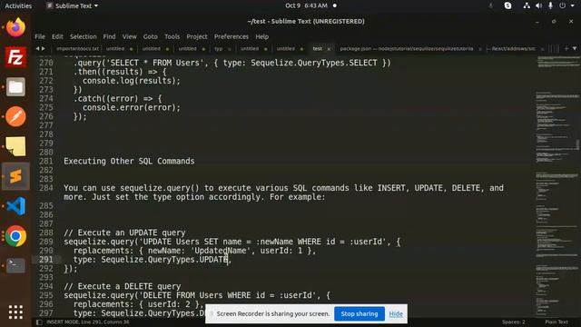 Sequelize ORM with NodeJS #12 Raw Queries Node with Sequelize смотреть онлайн