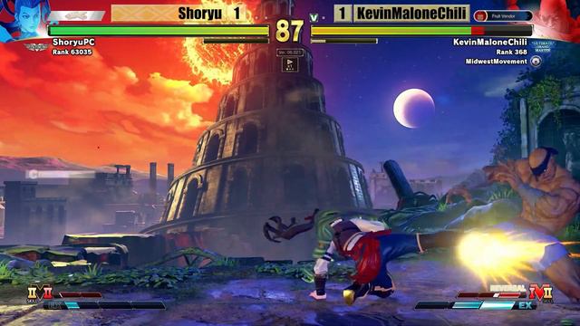SFV CE 👊🏻 Shoryu (Rose) vs KevinMaloneChili (Sagat) FT2 смотреть онлайн