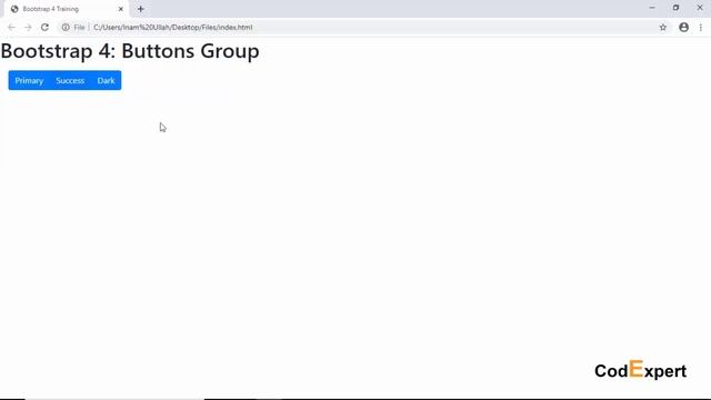 05 Button Groups in Bootstrap 4 in Urdu/Hindi смотреть онлайн