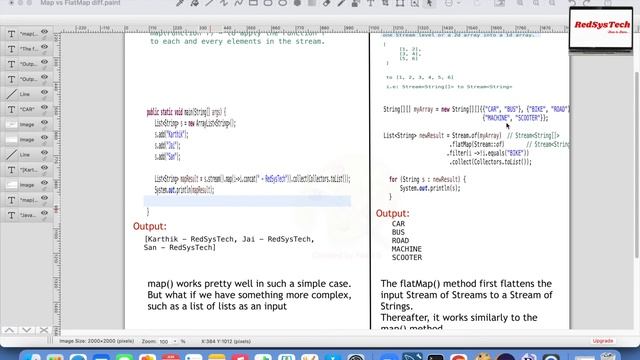 # 172 Stream map vs flatMap in Java with examples | Java 8 Stream map | Stream | java 8 | RedSysTec смотреть онлайн