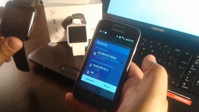 Configuración SmartWatch U8 con BT Notification смотреть онлайн