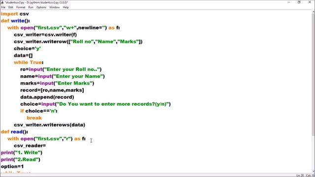 CSV File Handling | Read from a file | #Based on New Syllabus(2020-21)# смотреть онлайн