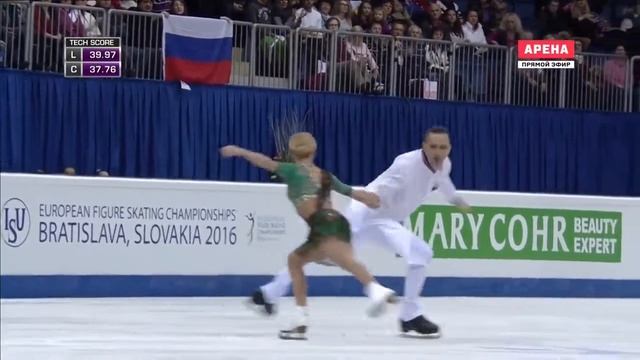 Tatiana Volosozhar & Maxim Trankov - EC 2016 SP - Nagada Sang Dhol смотреть онлайн