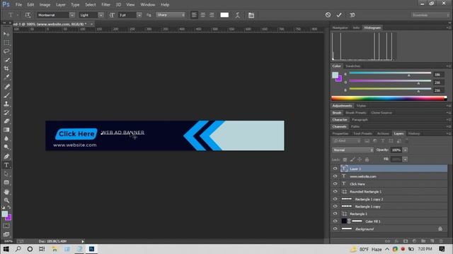 Google Ads | Web Banner ads Design - Photoshop CC смотреть онлайн