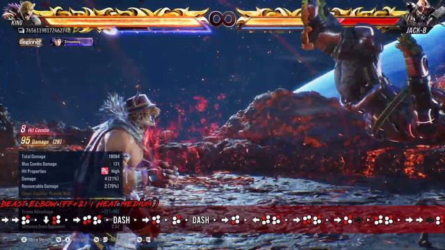 King - Tekken 8 - Full Release - S1 Combos - Easy to Max Damage w/Notations смотреть онлайн