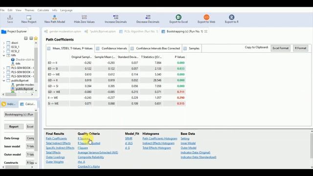 Bootstrapping in SMART PLS. смотреть онлайн
