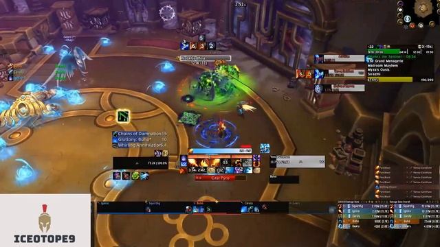 9.2 Fire Mage Mythic Plus 22 Tazavesh Streets of Wonder смотреть онлайн