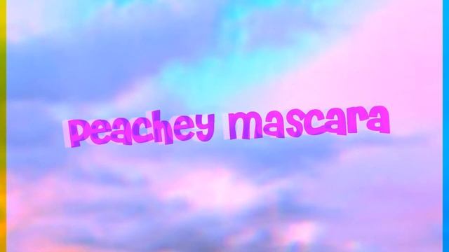Introducing Peachy Mascara