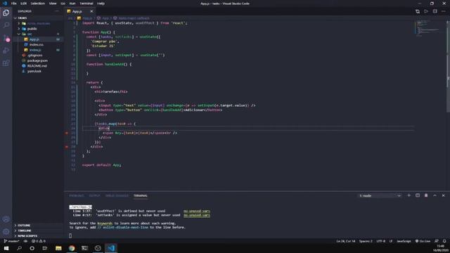 Entendendo useState e useEffect na prática! - To Do List #01 смотреть онлайн