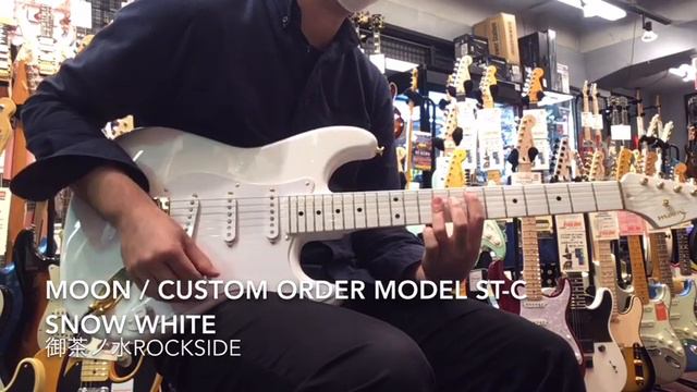 Moon Guitars / Custom Order Model ST-C Snow White Maple Fingerboard Gold Hardware 【御茶ノ水ROCKSIDE】 смотреть онлайн
