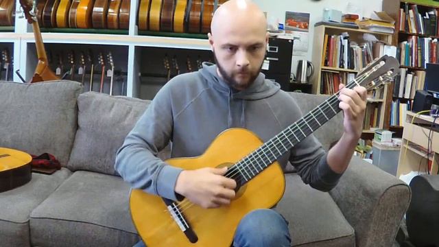 1897 Enrique Garcia Maple Classical Guitar Sebastian Quintero Asturias Leyenda Albeniz смотреть онлайн