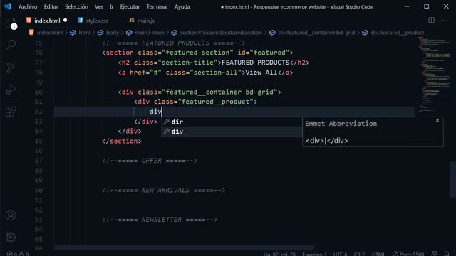 Responsive Ecommerce Website ? Using HTML CSS JAVASCRIPT Mobile First смотреть онлайн