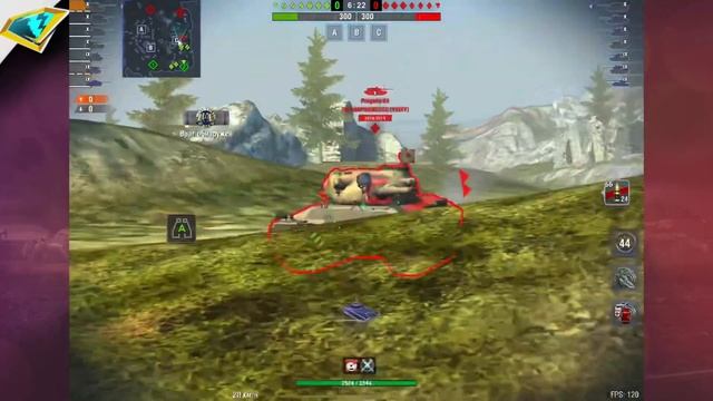 WoT Blitz. Обзор AMX 50B. Как на нем играть? Лучший барабан в игре? смотреть онлайн